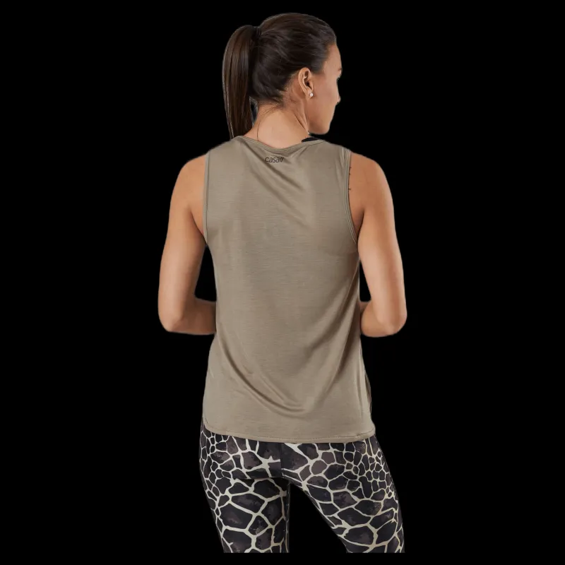 Casall Drapy Muscle Tank Grey Grå Hot