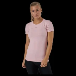 Nike Dri-fit Adv Women's Seamless S Pink Glaze/reflective Silv Rosa