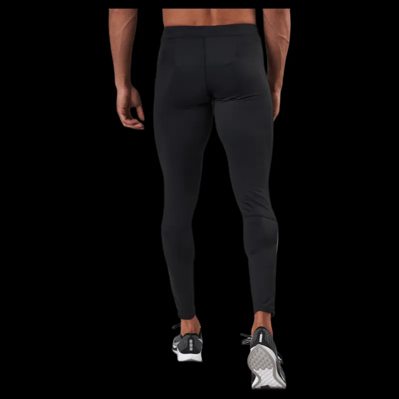 Nike Dri-FIT Challenger Men's Running Tights BLACK/REFLECTIVE SILV Svart New