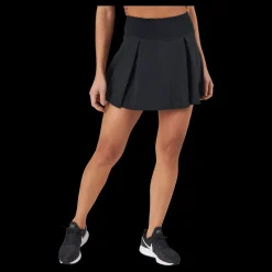 Nike Dri-FIT Club Women's Short Skirt BLACK/WHITE Svart Outlet