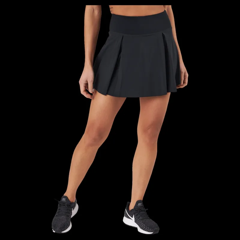 Nike Dri-FIT Club Women's Short Skirt BLACK/WHITE Svart Outlet