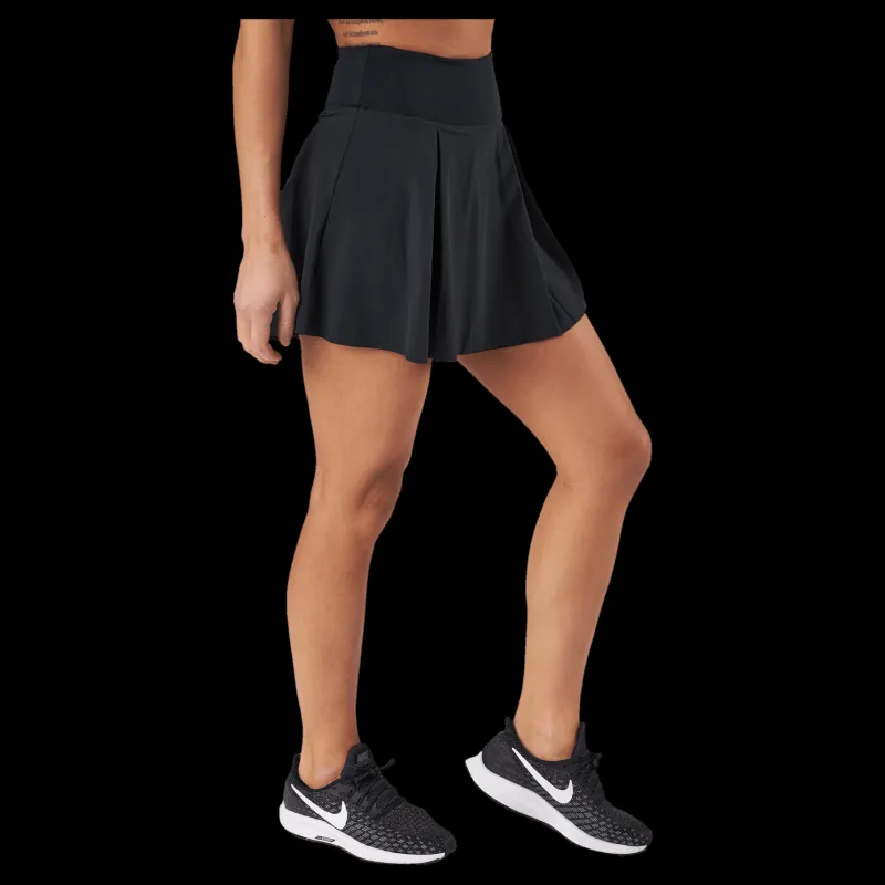 Nike Dri-FIT Club Women's Short Skirt BLACK/WHITE Svart Outlet