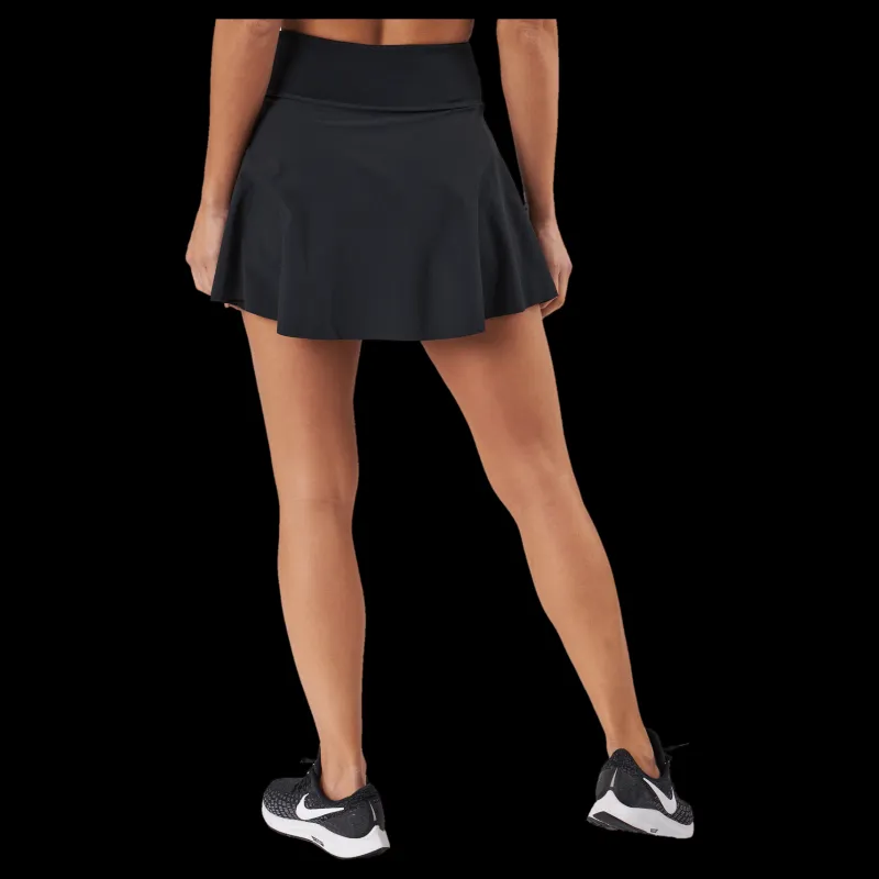 Nike Dri-FIT Club Women's Short Skirt BLACK/WHITE Svart Outlet