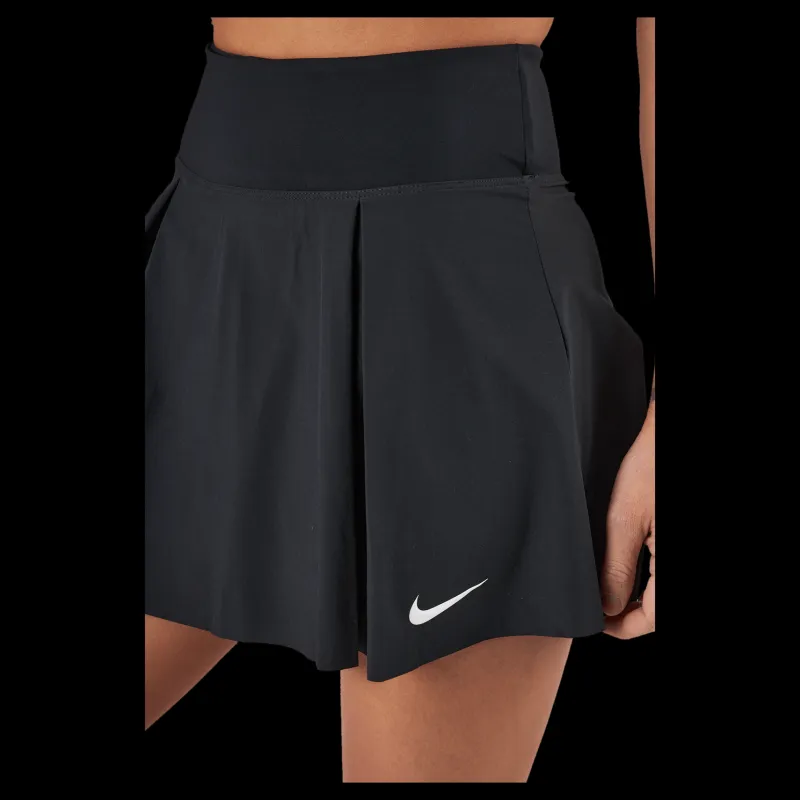Nike Dri-FIT Club Women's Short Skirt BLACK/WHITE Svart Outlet