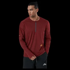 Clearance Nike Dri-FIT Element 1/2-Zip Top Trail Red Röd