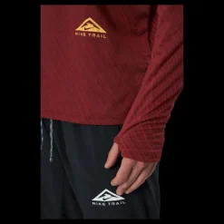 Clearance Nike Dri-FIT Element 1/2-Zip Top Trail Red Röd
