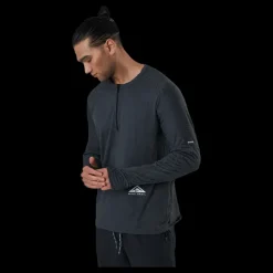 Nike Dri-FIT Element 1/2-Zip Top Trail Black/Grey Svart