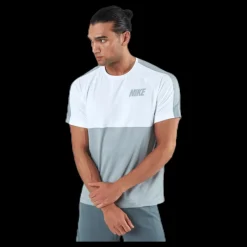 Nike Dri-FIT Hyper SS Top White/Grey Vit