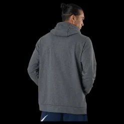 Nike Dri-FIT Men's Full-Zip Training Hoodie CHARCOAL HEATHR/BLACK Grå Best