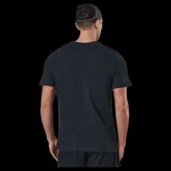 Outlet Nike Dri-FIT Men's Running T-Shirt BLACK Svart