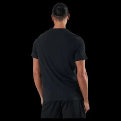 New Nike Dri-FIT Men's Swoosh Training T-Shirt BLACK Svart