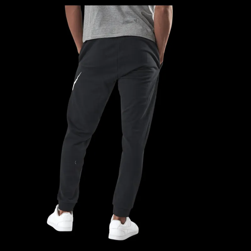 Outlet Nike Dri-FIT Men's Tapered Training Pants BLACK/WHITE Svart
