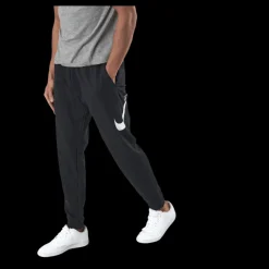 Outlet Nike Dri-FIT Men's Tapered Training Pants BLACK/WHITE Svart