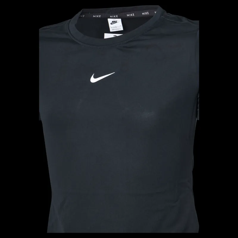 Nike Dri-FIT One Big Kids' (Girls') Short-Sleeve Top BLACK/WHITE Svart Best