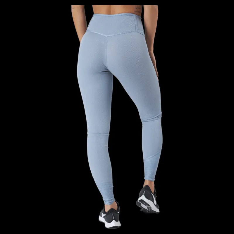 Nike Dri-fit One Luxe Women's Mid-r Ashen Slate/htr Blå