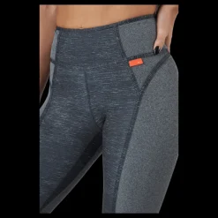 Nike Dri-fit One Luxe Women's Mid-r Black/htr Grå Sale