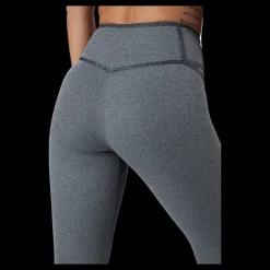Nike Dri-fit One Luxe Women's Mid-r Black/htr Grå Sale