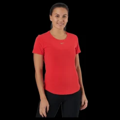 Hot Nike Dri-fit One Luxe Women's Stand Chile Red/reflective Silv Röd