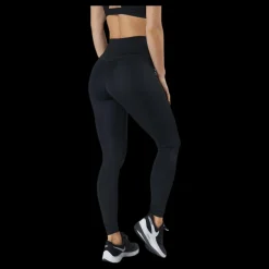Nike Dri-FIT One Women's Mid-Rise Leggings BLACK/WHITE Svart Sale