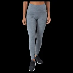 New Nike Dri-FIT One Women's Mid-Rise Leggings IRON GREY/HTR/WHITE Grå