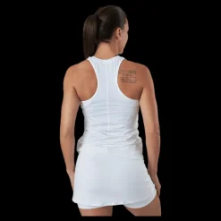 Nike Dri-FIT One Women's Slim Fit Tank WHITE/BLACK Vit Best