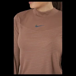 Nike Dri-fit Run Division Women's L Archaeo Brown/pink Oxford/refb Brun