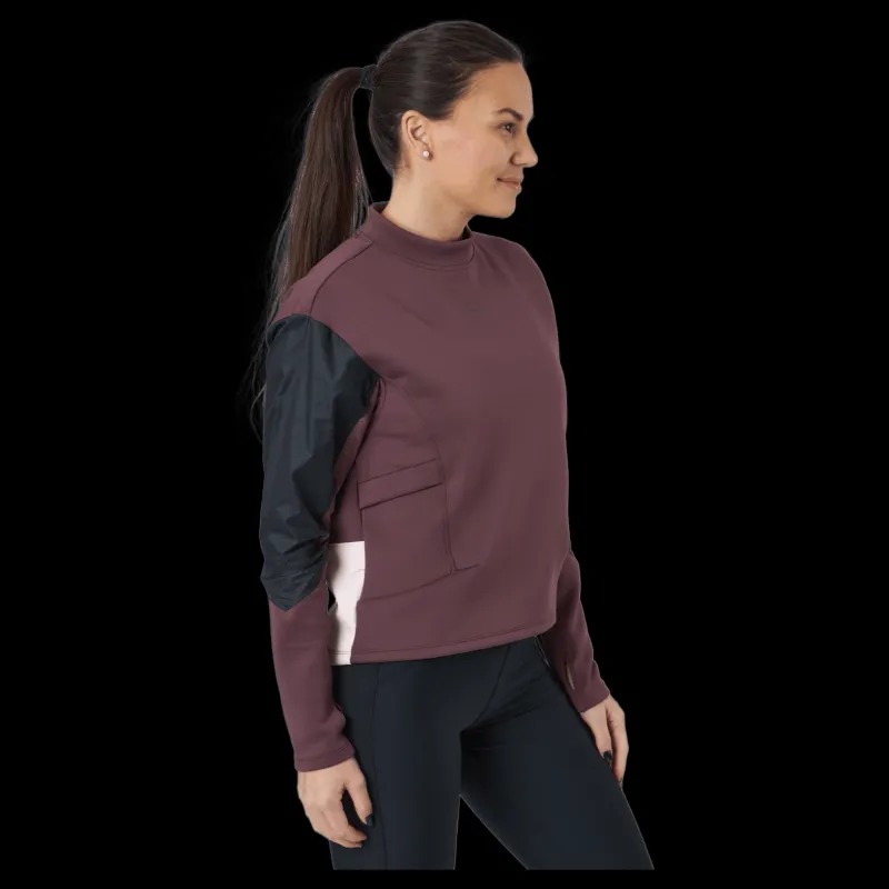 New Nike Dri-fit Run Divsion Women's Ru Dark Wine/black/pale Coral/bla Lila
