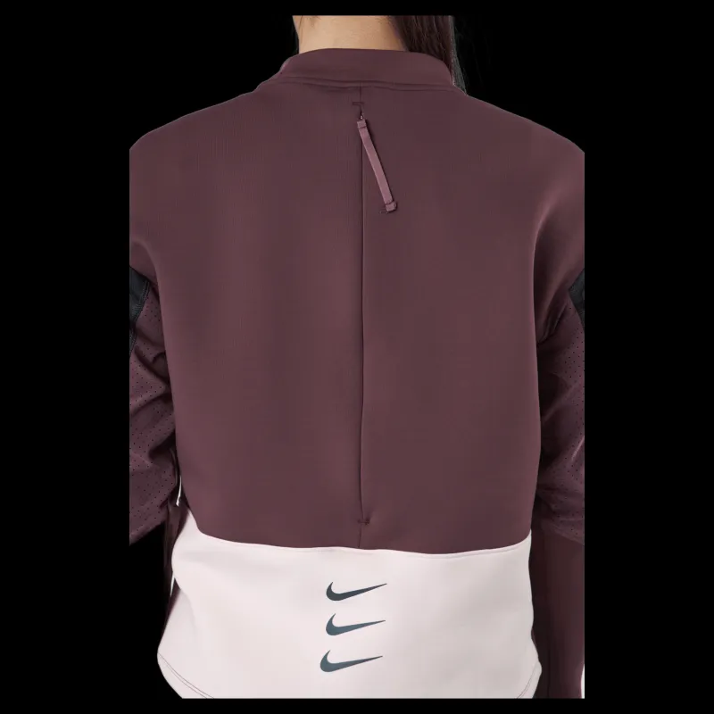 New Nike Dri-fit Run Divsion Women's Ru Dark Wine/black/pale Coral/bla Lila