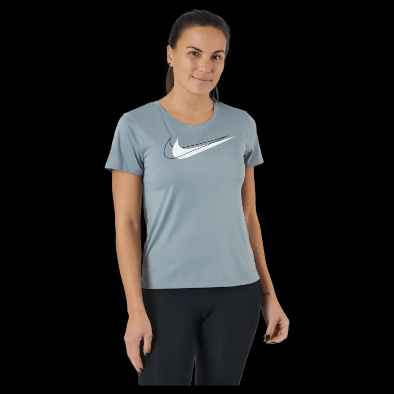 Clearance Nike Dri-fit Swoosh Run Women's Run Particle Grey/white Grå