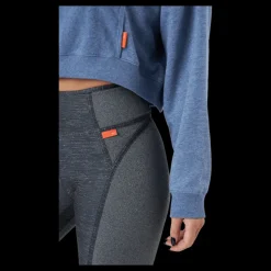 New Nike Dri-fit Women's Fleece Trainin Ashen Slate/htr Blå