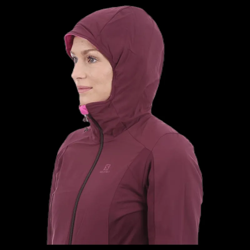 Salomon Drifter Mid Hoodie Pink Rosa Hot