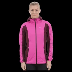 Salomon Drifter Mid Hoodie Pink Rosa Hot