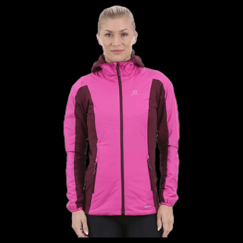 Salomon Drifter Mid Hoodie Pink Rosa Hot