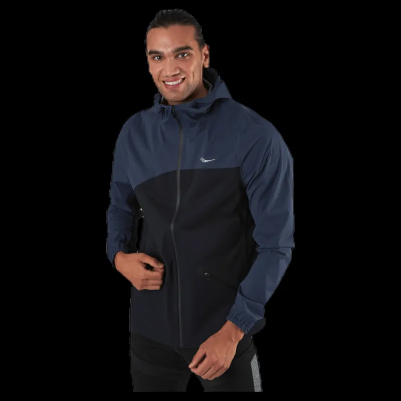 Online Saucony Drizzle Jacket Blue/Black Blå och Svart