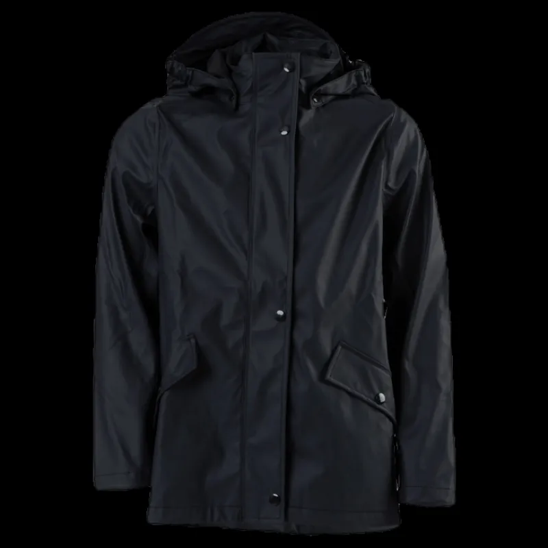 New Mountain Horse Drops Raincoat Junior Black Svart