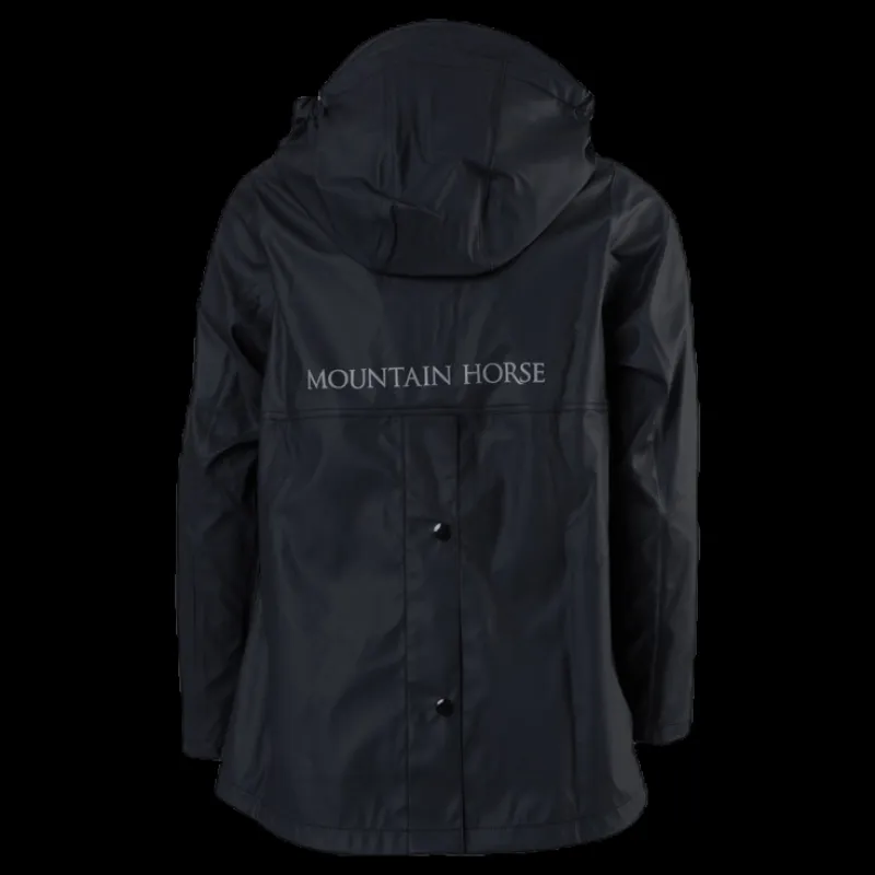 New Mountain Horse Drops Raincoat Junior Black Svart