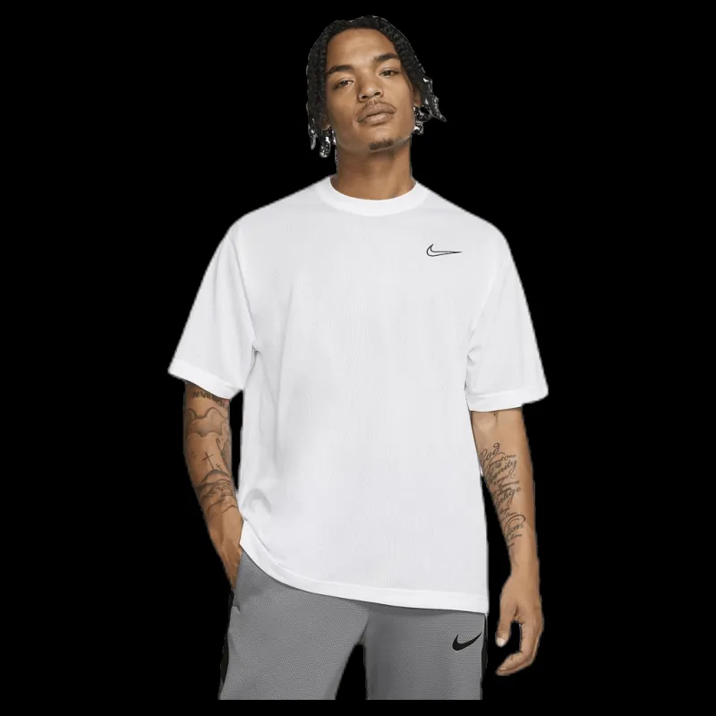 Hot Nike Dry Classic Top Ss White/Black Vit