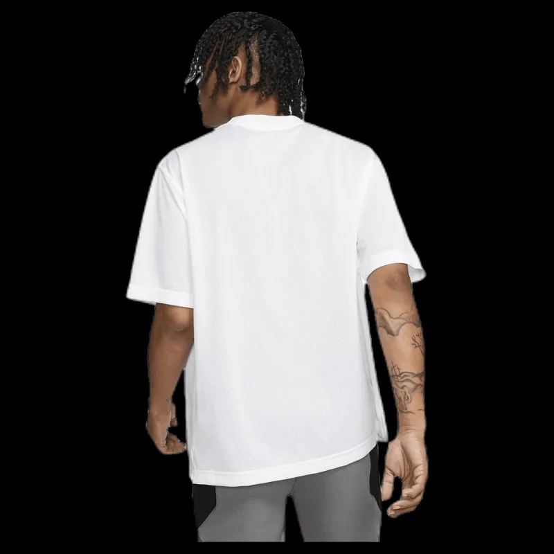 Hot Nike Dry Classic Top Ss White/Black Vit