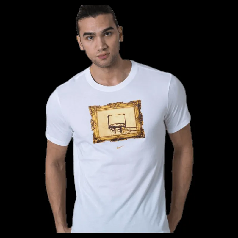 Outlet Nike Dry Core Basketball Tee White Vit