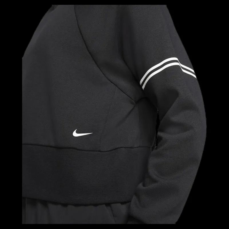 Nike Dry Get Fit Fleece Crew White/Black Svart Online