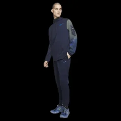 Nike Dry Hoodie Linear Vision Po Blue Blå Outlet