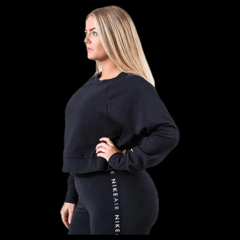 Nike Dry Lux Crew Plus White/Black Blå Sale