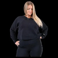 Nike Dry Lux Crew Plus White/Black Blå Sale