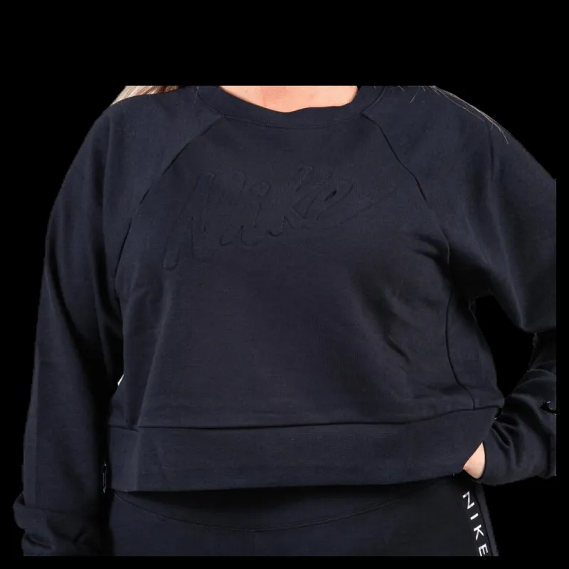 Nike Dry Lux Crew Plus White/Black Blå Sale
