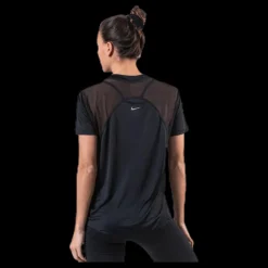 Nike Dry Miler SS Black/Silver Svart Sale