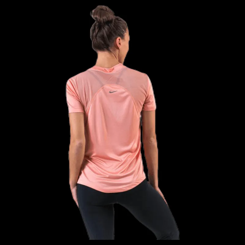 Clearance Nike Dry Miler SS Pink/Silver Rosa