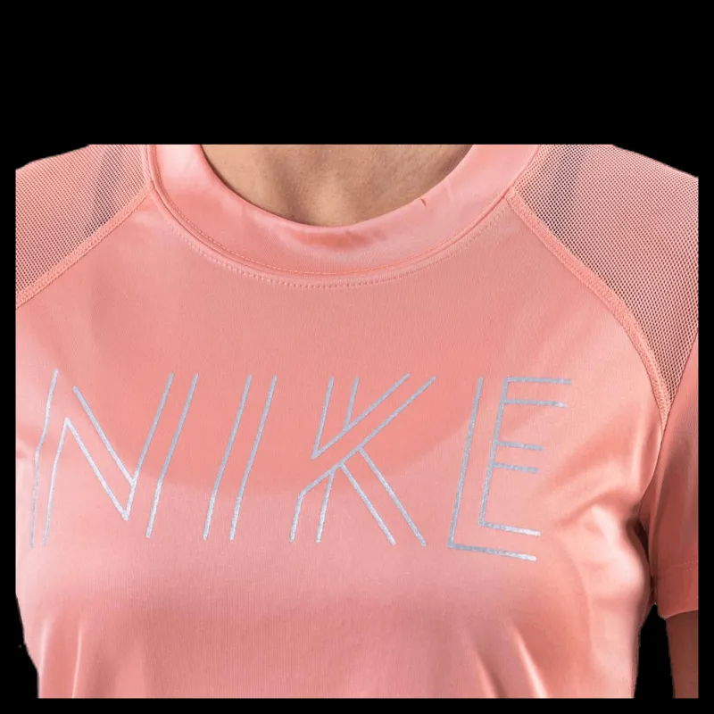Clearance Nike Dry Miler SS Pink/Silver Rosa