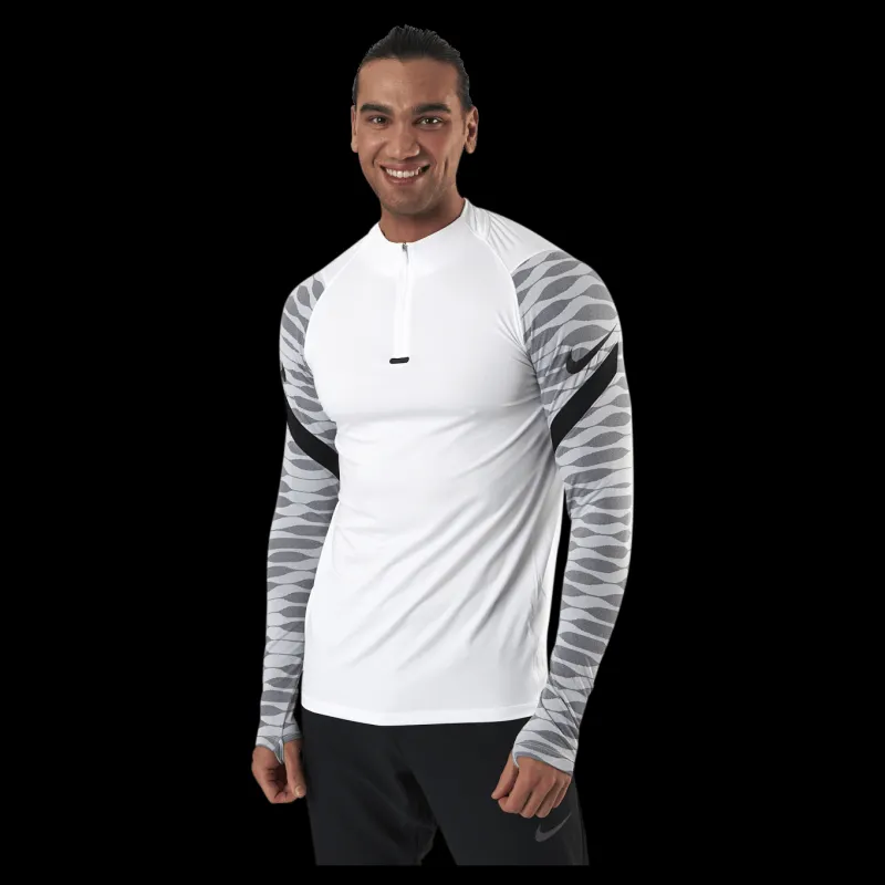 Outlet Nike Dry Strike Dril Top White/Black Vit