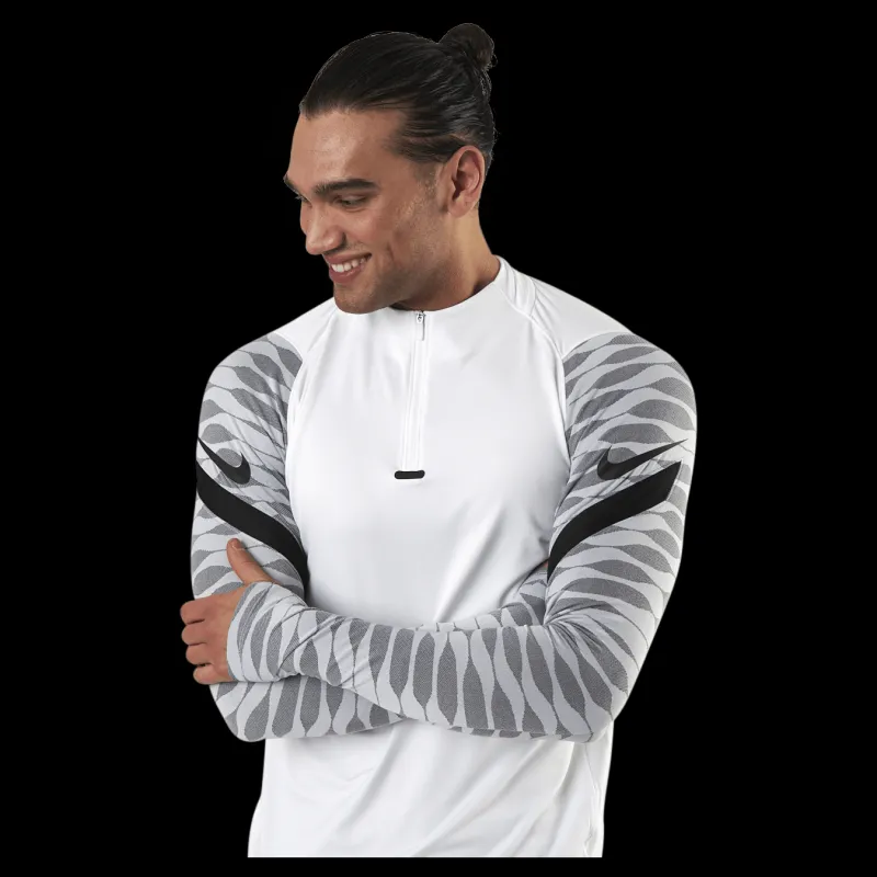 Outlet Nike Dry Strike Dril Top White/Black Vit