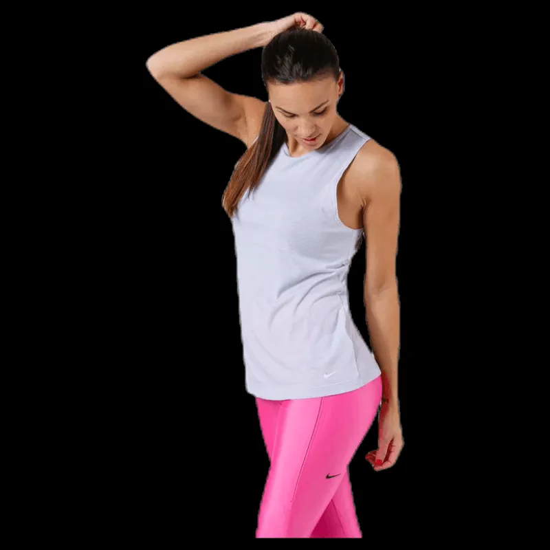 Nike Dry Tank Studio Open Back Purple Rosa Discount